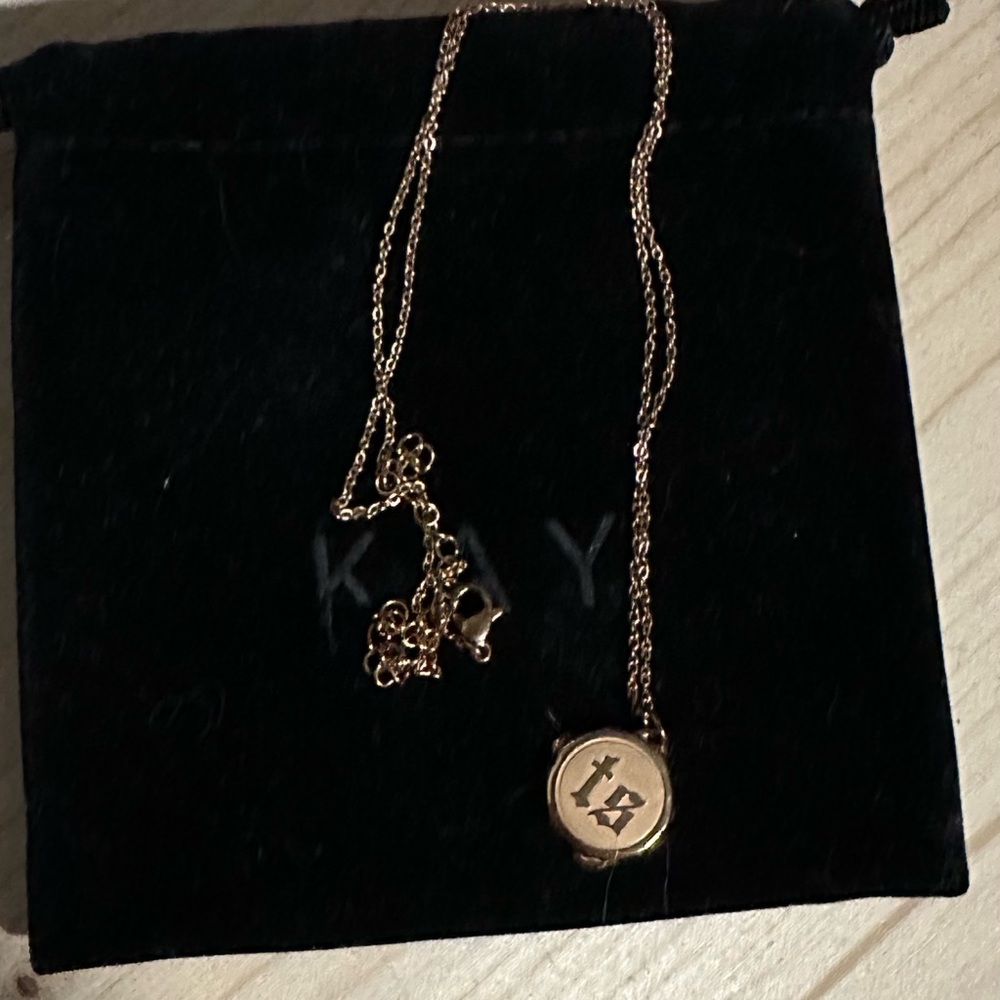 **Sold** Taylor Swift Rose Gold Wax Seal Rep Necklace